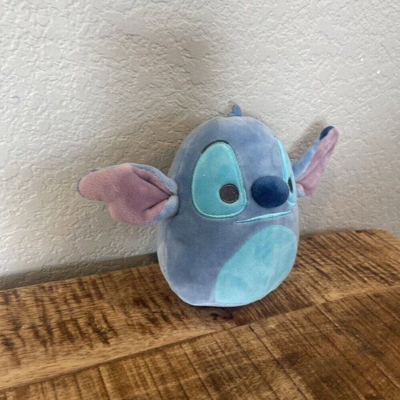 Disney Squishmallows 5" Stitch Blue Plush Stuffed Animal Toy Kellytoy Plushie - Picture 3 of 8